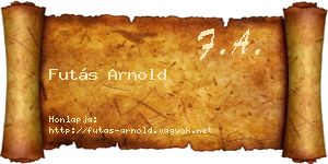 Futás Arnold névjegykártya